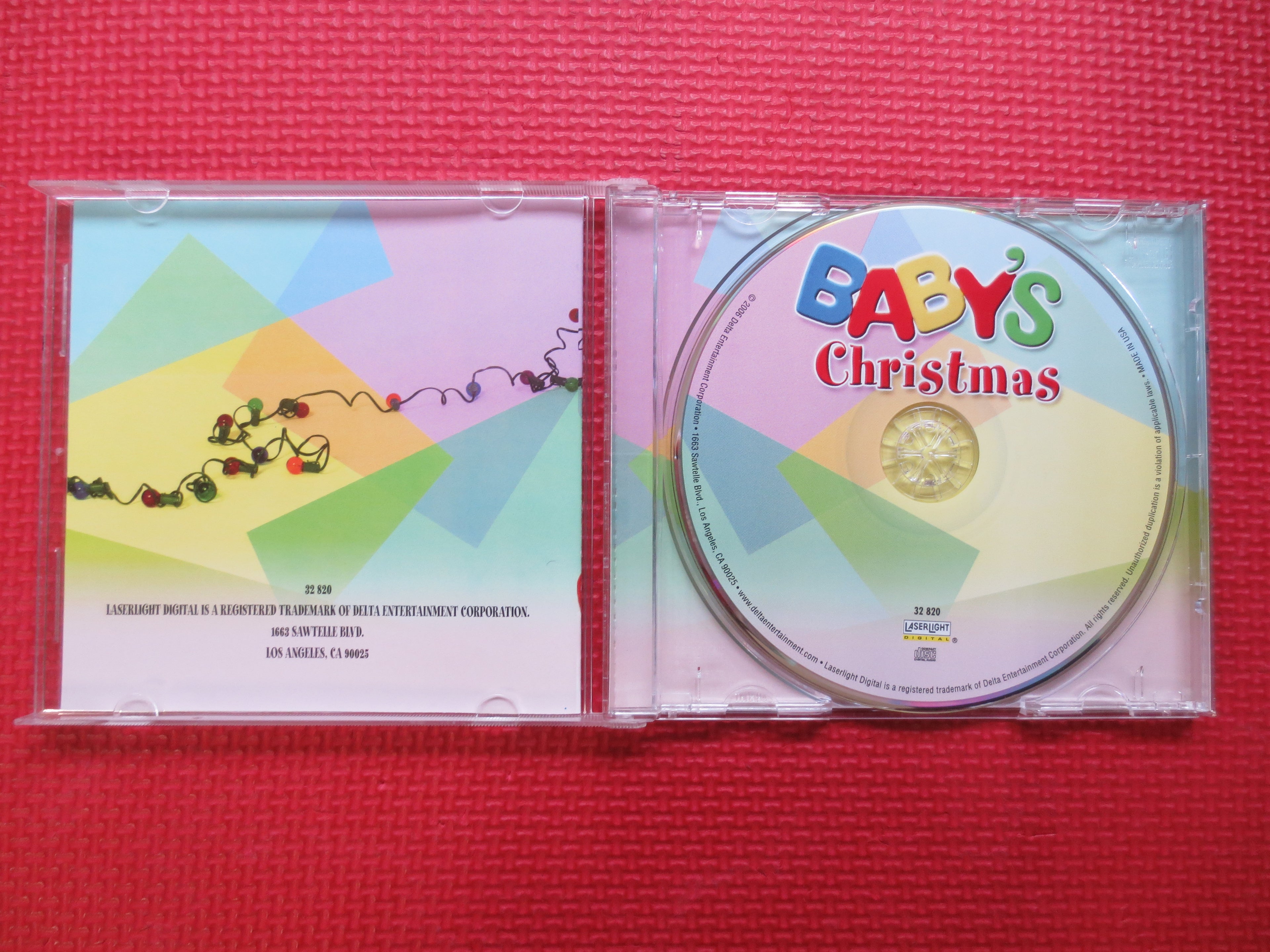 BABY's CHRISTMAS Cd, Red-Nosed Reindeer, Kids Music, 2006 Compact Disc, Vintage Cd