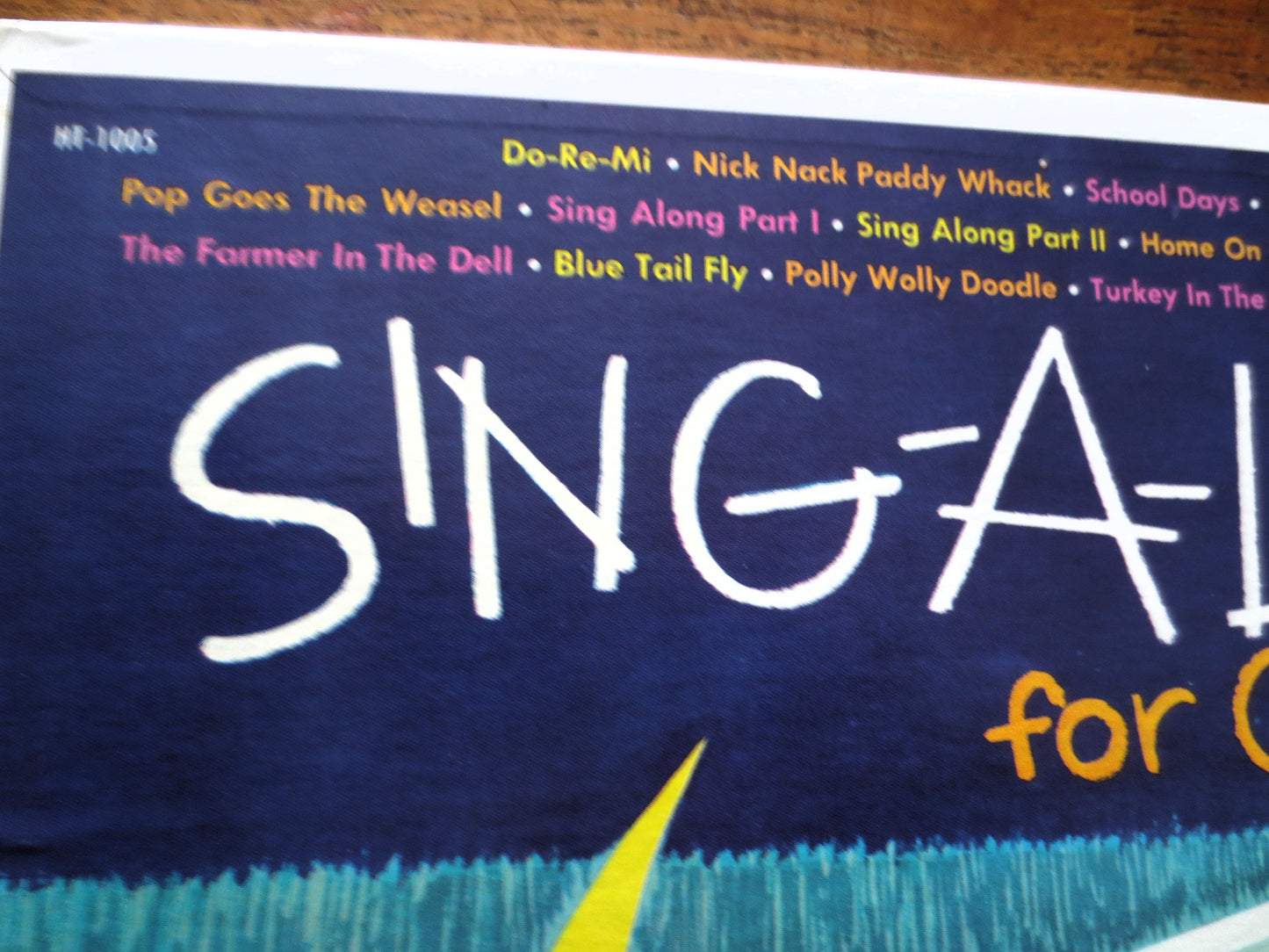 SING-A-LONG for CHILDREN, Vol. 1, Kids Record, Nursery Rhyme Album, Kids Lp, Vinyl, 1962 Records