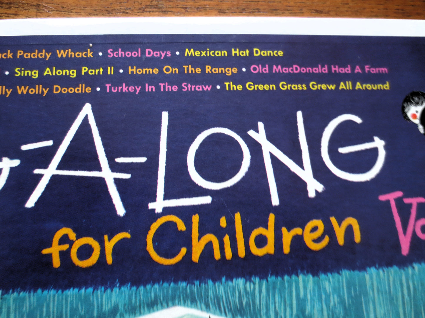 SING-A-LONG for CHILDREN, Vol. 1, Kids Record, Nursery Rhyme Album, Kids Lp, Vinyl, 1962 Records