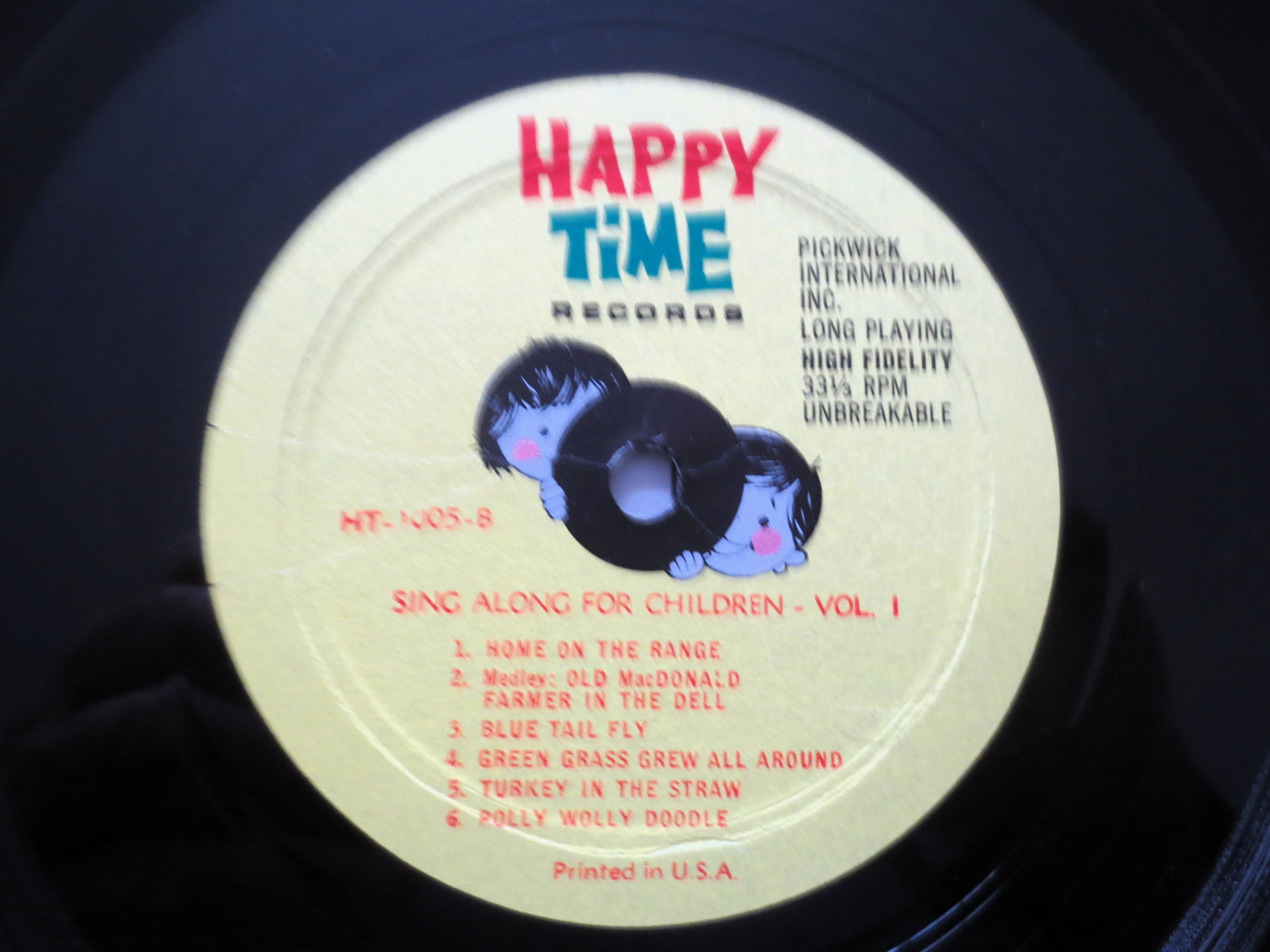 Sing-A-Long for Children Vol. 1 (1962) Vinyl LP