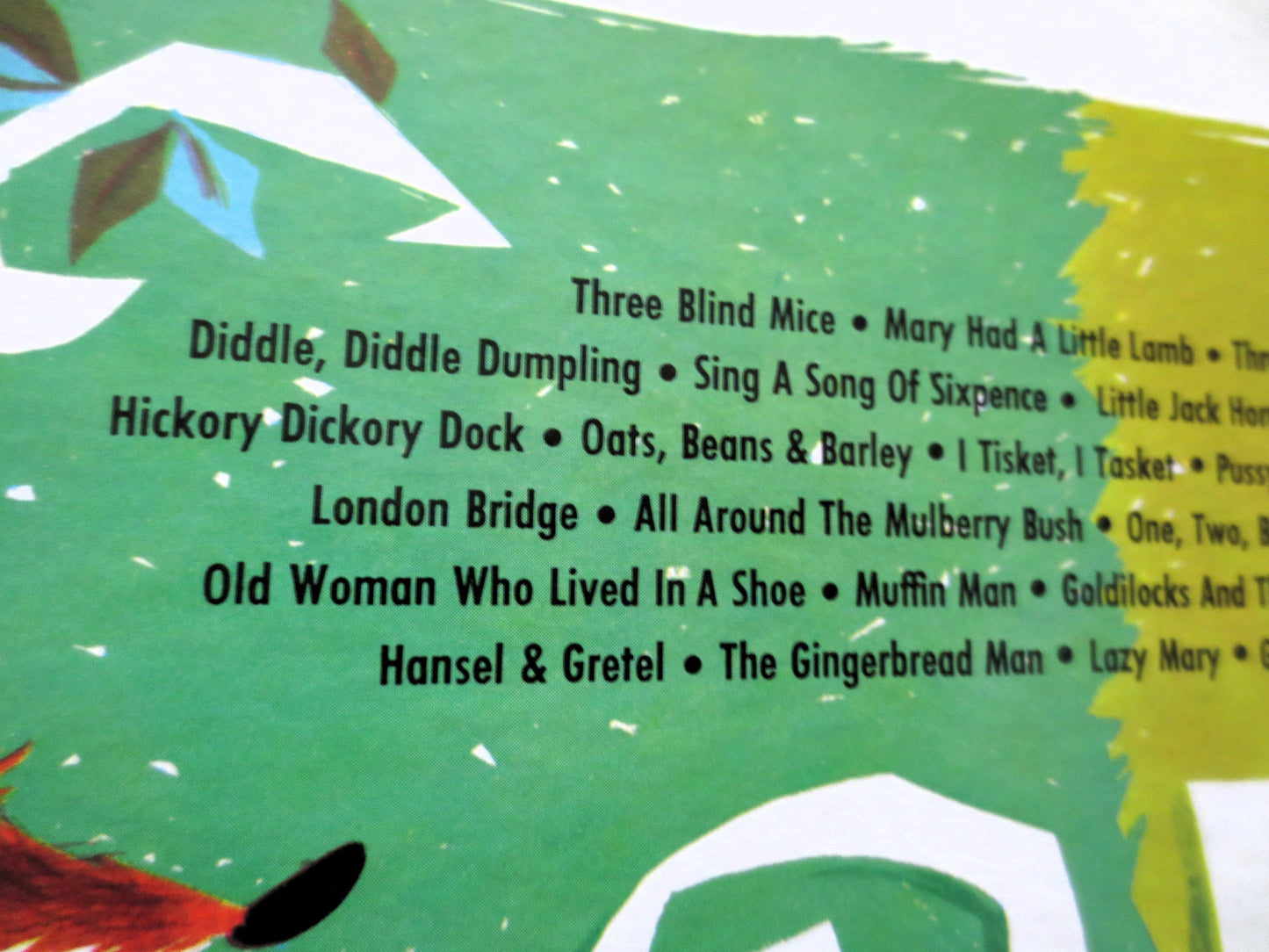 25 NURSERY RHYMES, Childrens Record, Kids Album, 1967 Records