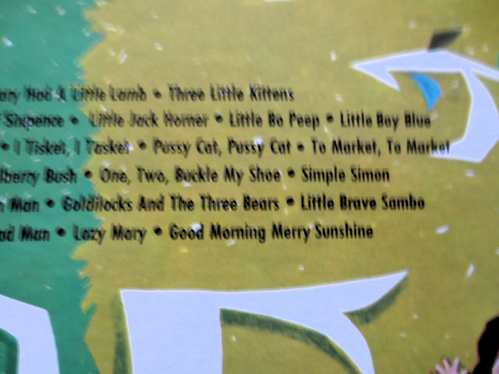 25 NURSERY RHYMES, Childrens Record, Kids Album, 1967 Records
