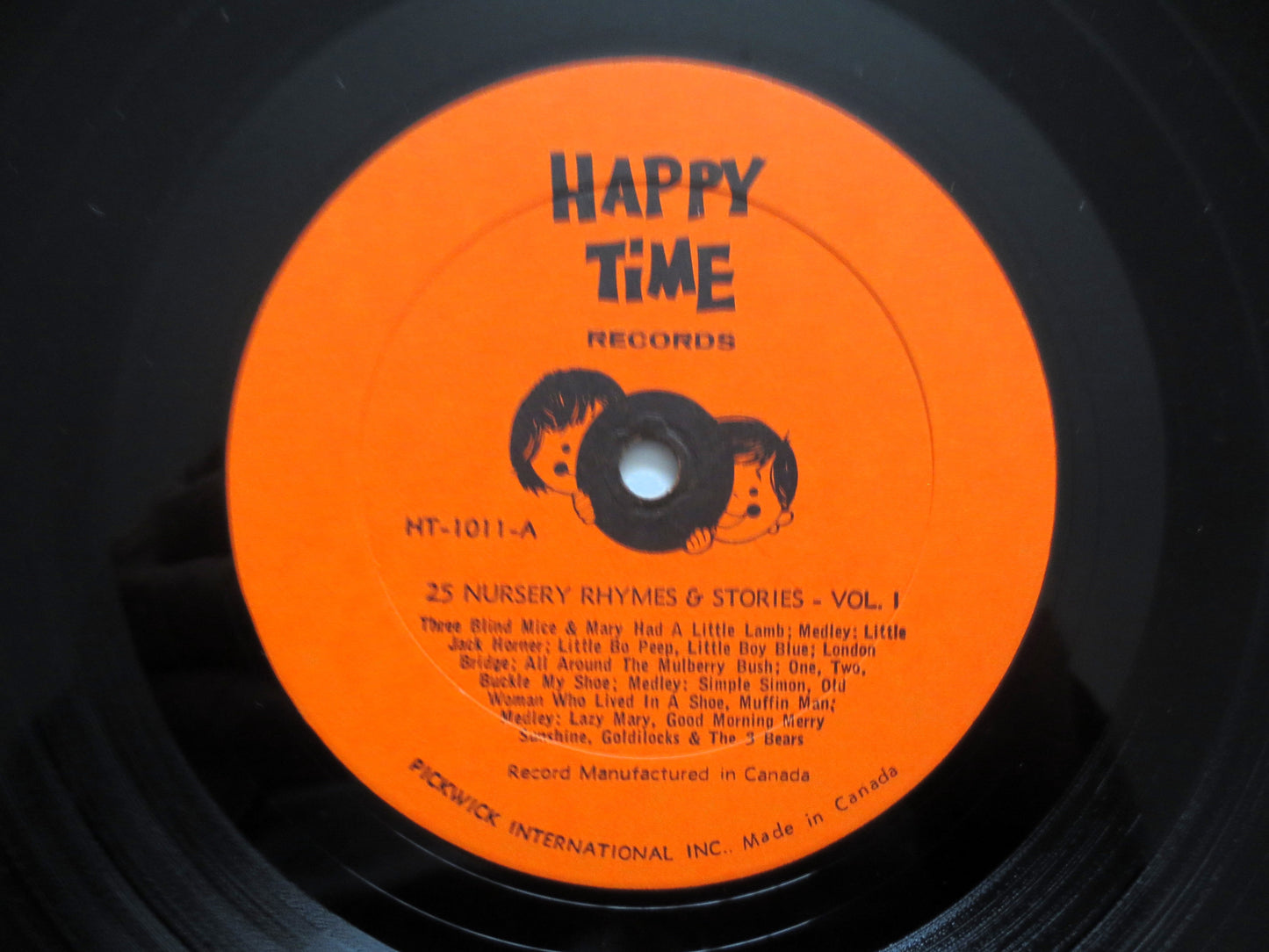 25 NURSERY RHYMES, Childrens Record, Kids Album, 1967 Records