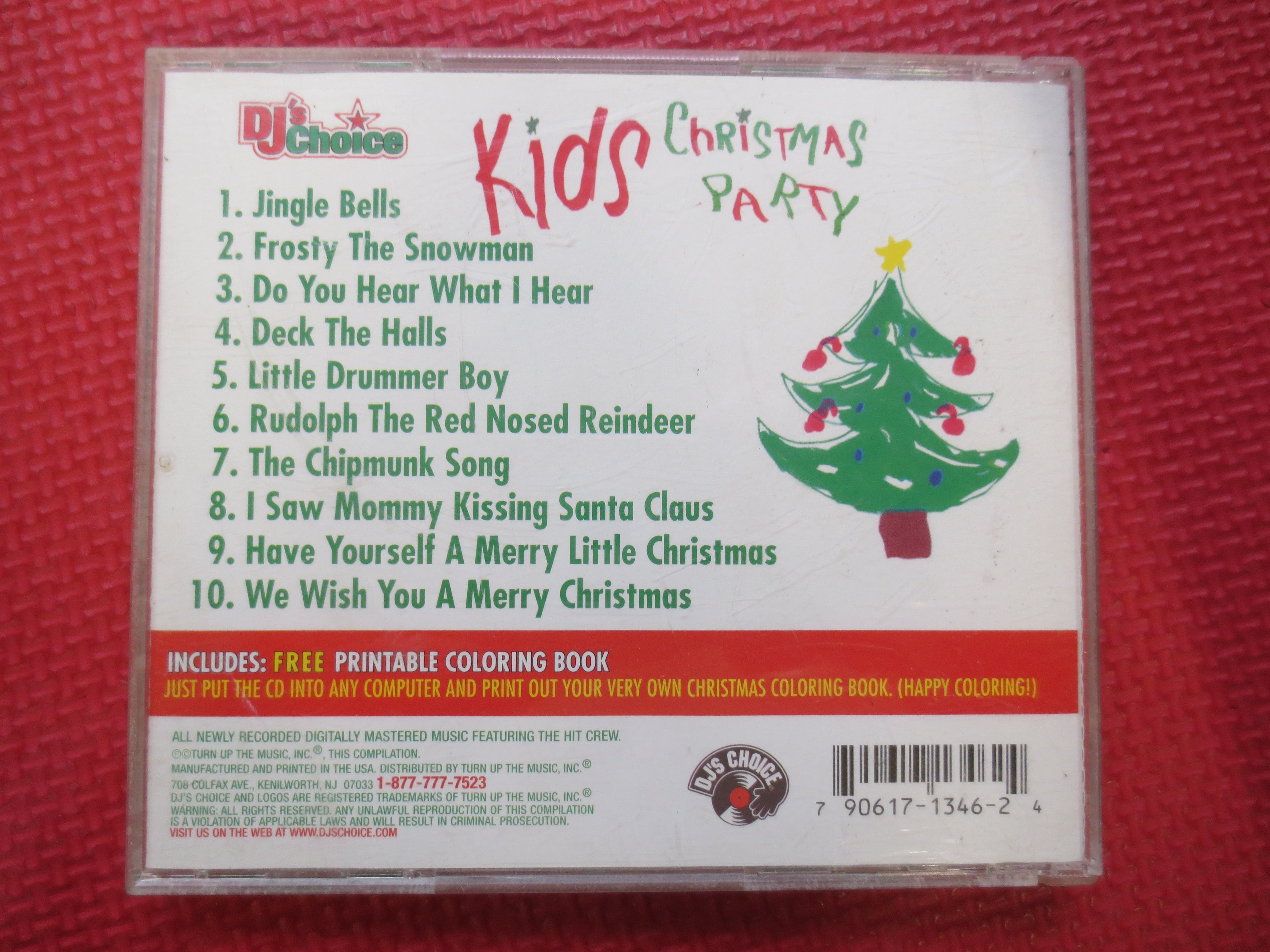 KIDS CHRISTMAS PARTY, 2002 Compact Disc, Vintage Cd