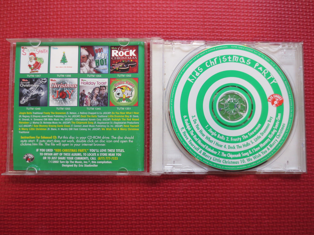 KIDS CHRISTMAS PARTY, 2002 Compact Disc, Vintage Cd