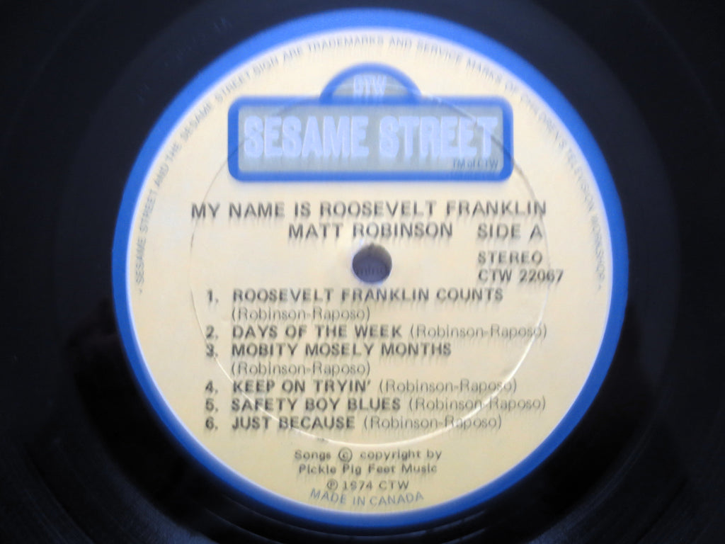 Sesame Street – Roosevelt Franklin (1977) Vinyl LP