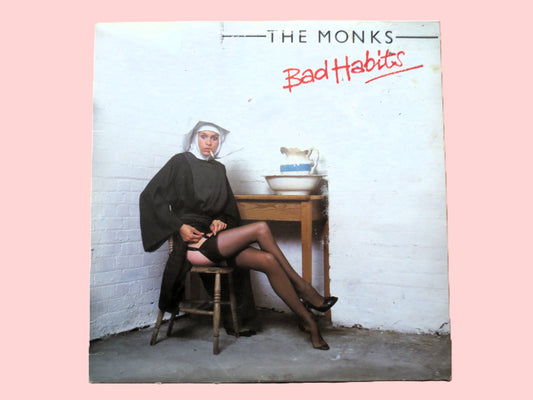 The MONKS, BAD HABITS, The Monks Album, The Monks Record, The Monks Vinyl, The Monks Lp, Rock Album, Rock Lp, Vintage Records, 1979 Records