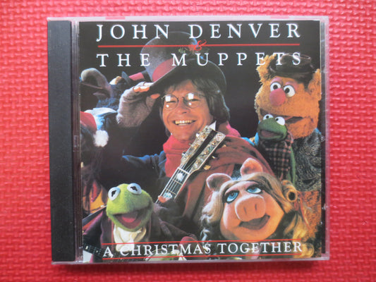 JOHN DENVER, MUPPETS, Christmas Cd, John Denver Album, John Denver Cd, The Muppets Cd, Christmas Song, Kid Cd, 1990 Compact Disc