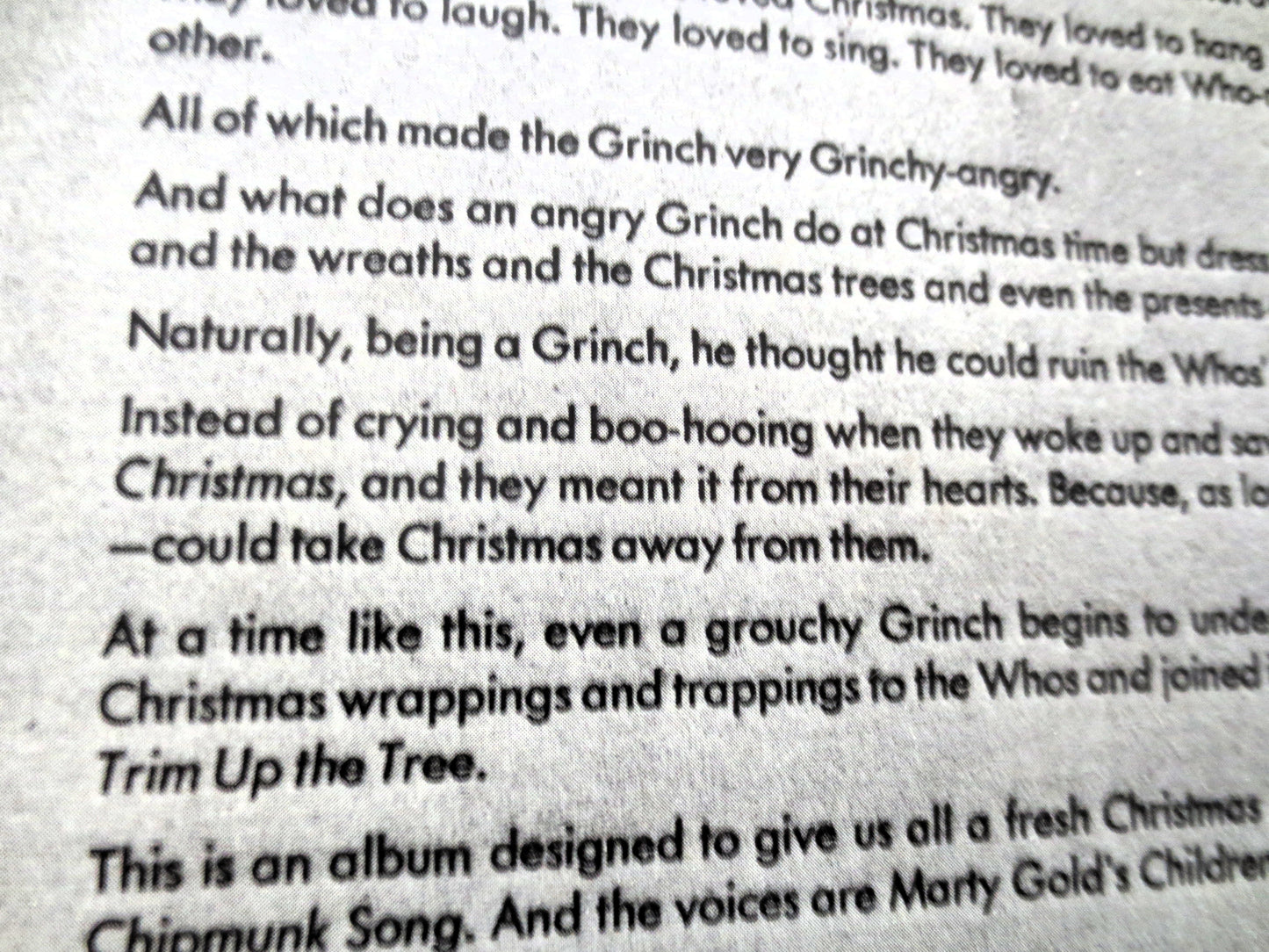 How the GRINCH Stole CHRISTMAS, CHILDRENS Record, Christmas Record, Christmas Music, Kids Christmas, Kids Christmas Music, Dr. Seuss Record