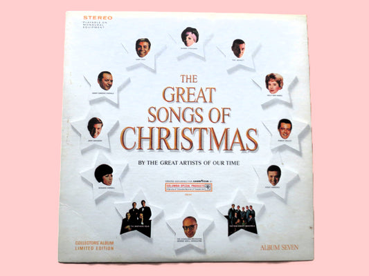 GREAT SONGS of CHRISTMAS, Album 7, Christmas Songs, Christmas Record, Christmas Vinyl, Christmas Lp, Vinyl Lp, Vintage Records, 1967 Records