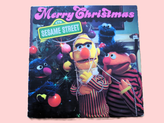 SESAME STREET, Merry CHRISTMAS, Kids Records, Sesame Street Album, Childrens Album, Vinyl, Children's Records, 1975 Records