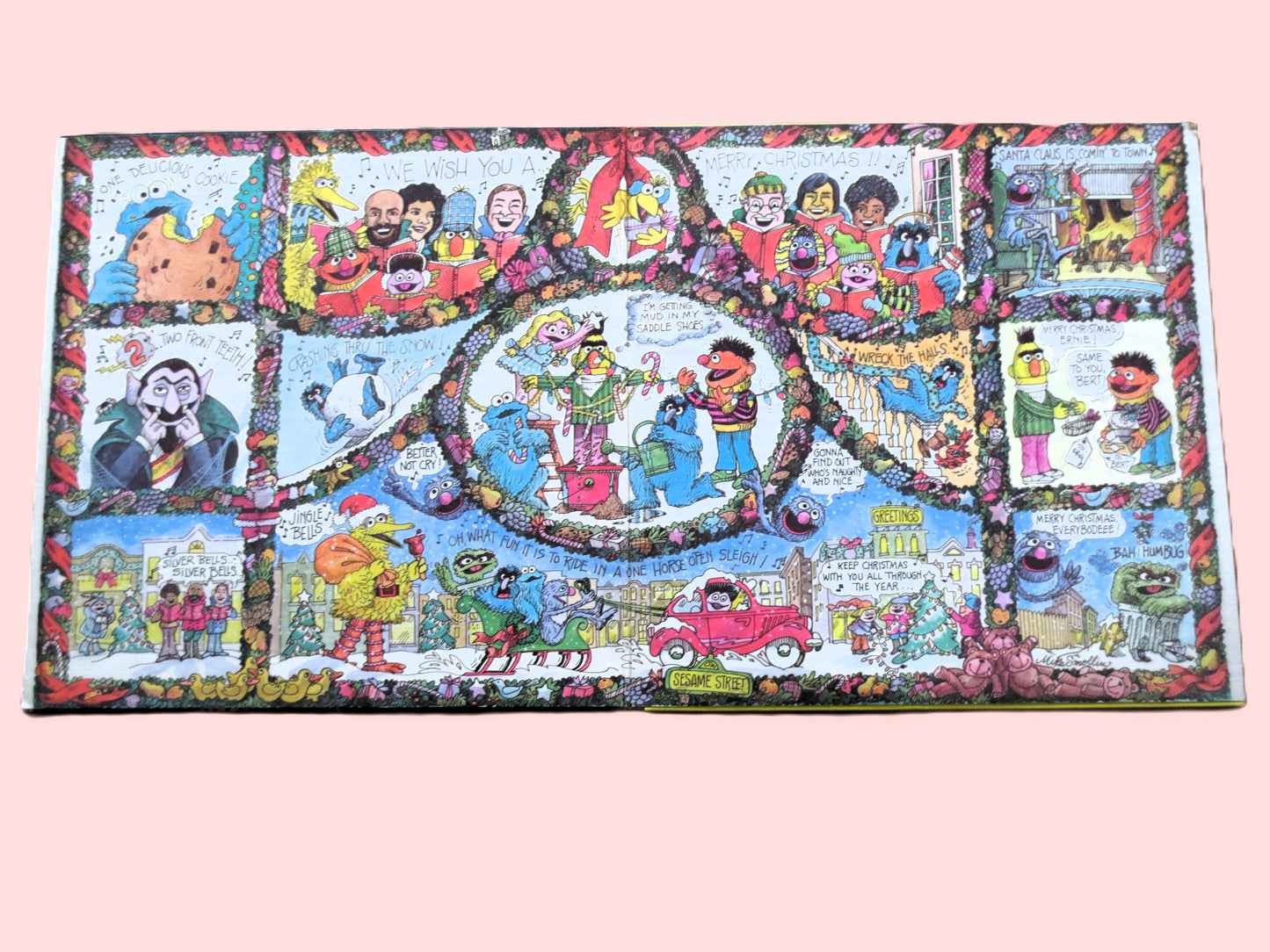 SESAME STREET, Merry CHRISTMAS, Kids Records, Sesame Street Album, Childrens Album, Vinyl, Children's Records, 1975 Records