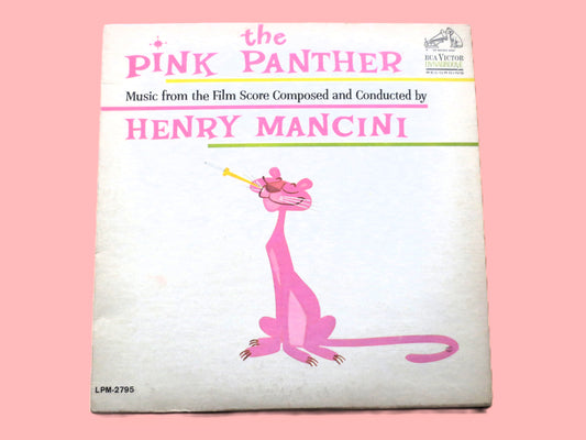 The PINK PANTHER, Henry MANCINI, Vinyl Record, 1963 Recording, Vintage Album