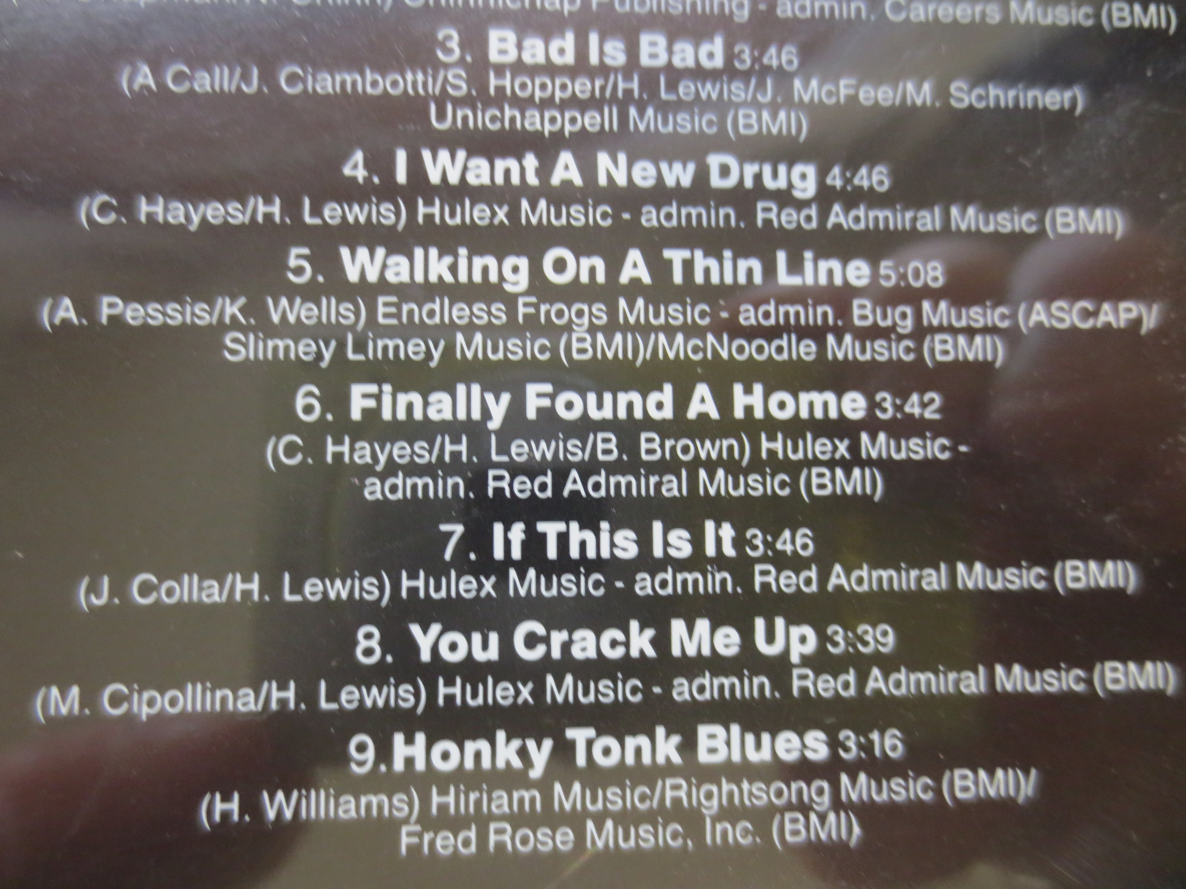 HUEY LEWIS and The News, SPORTS, 1984 Compact Disc, Vintage Cd