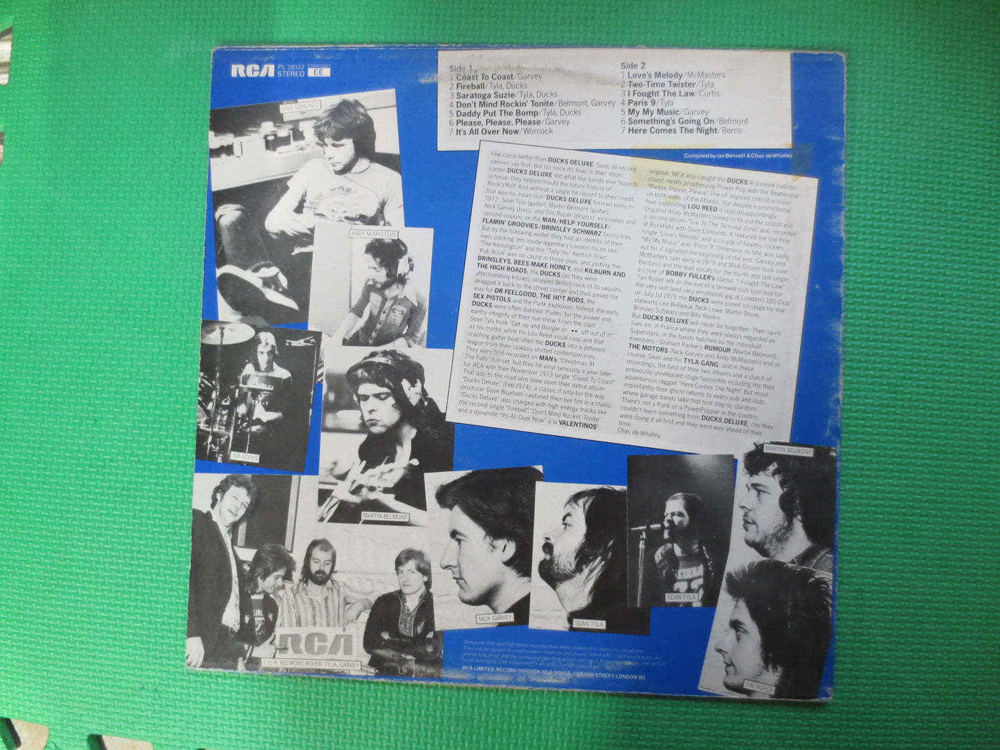 DUCK'S DELUXE, Don't Mind ROCKIN' Tonite, Duck's Deluxe Albums, Duck's Deluxe Record, Duck's Deluxe Lps, Lps, 1978 Albums