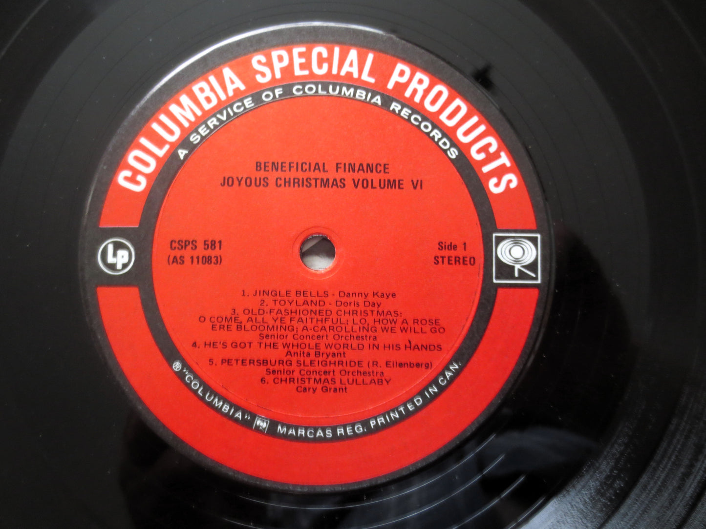 JOYOUS CHRISTMAS, featuring DORIS Day, Danny Kaye, Bing Crosby, Cary Grant Record, Christmas Music