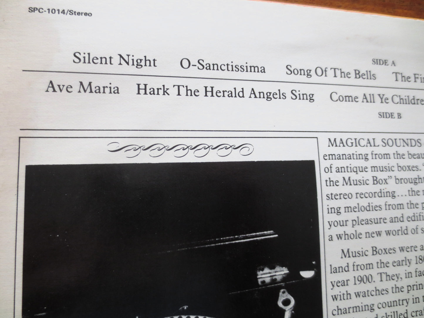 MUSIC BOX CHRISTMAS Melodies, Christmas Songs, 1967 Recording