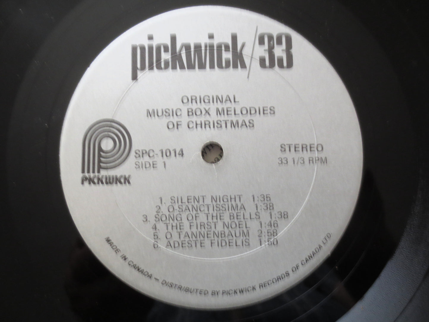 MUSIC BOX CHRISTMAS Melodies, Christmas Songs, 1967 Recording