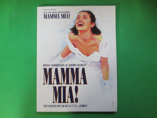 MAMA MIA, Sheet Music, ABBA Sheet Music, Music Books, Abba Piano Book, Disco Music Book, Abba Music Books, Vintage Music Book