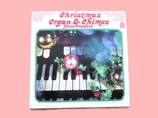 CHRISTMAS ORGAN and CHIMES, Jesse Crawford Album, 1967 Records, Christmas Music