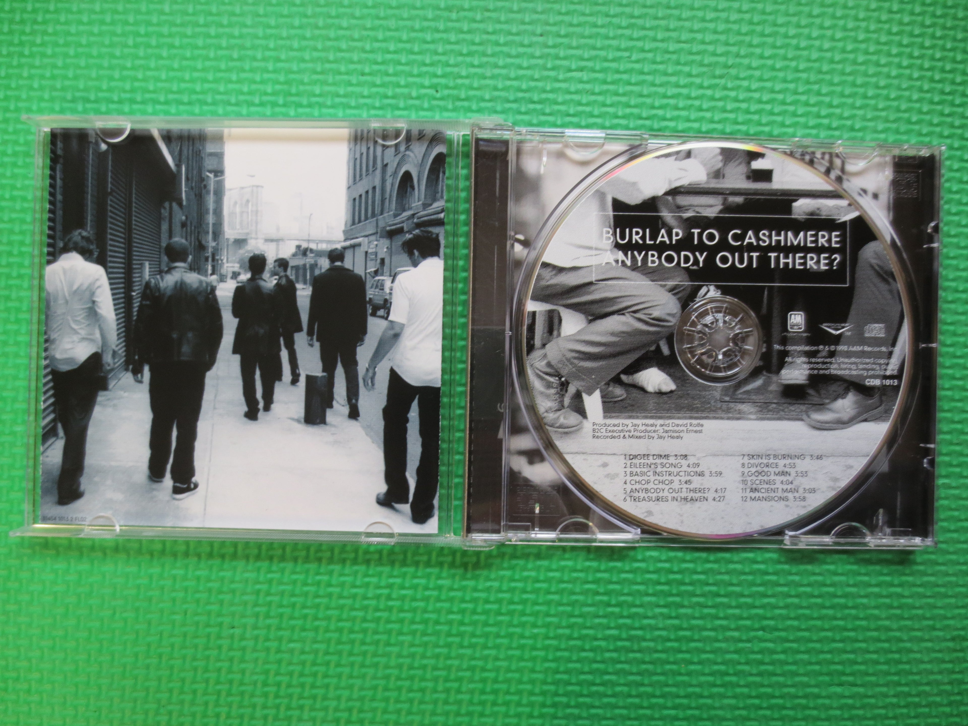 BURLAP to CASHMERE, ANYBODY Out There?, Flamenco Guitar, 1998 Compact Disc, Vintage Cd
