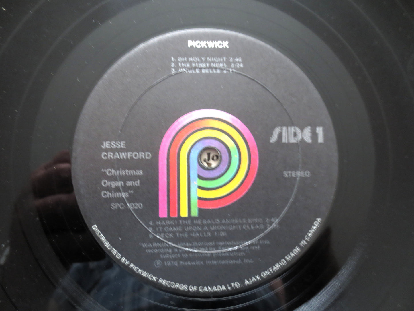 CHRISTMAS ORGAN and CHIMES, Jesse Crawford Album, 1967 Records, Christmas Music