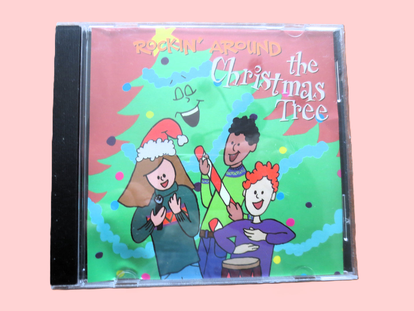 ROCKIN' Around the CHRISTMAS TREE, Children's Cd, Vintage Cd, Kids Compact Disc