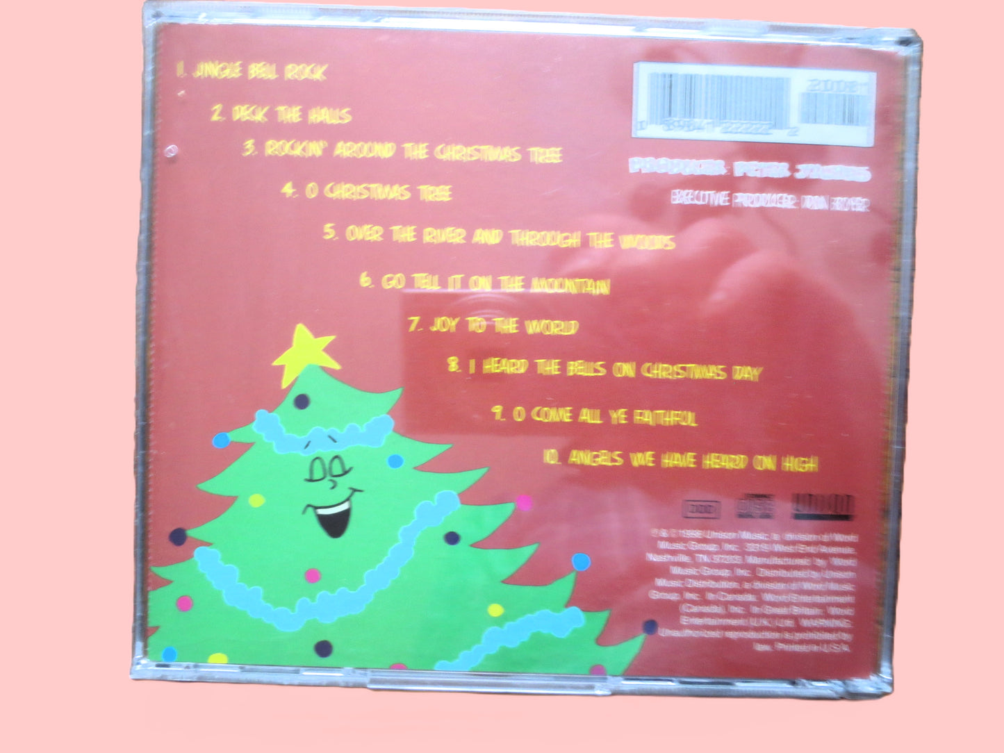 ROCKIN' Around the CHRISTMAS TREE, Children's Cd, Vintage Cd, Kids Compact Disc