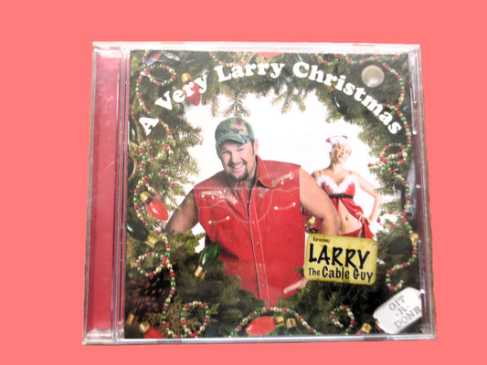 LARRY CABLE GUY, Christmas Cd, 2004 Recording, Vintage Cd, Novelty Disc