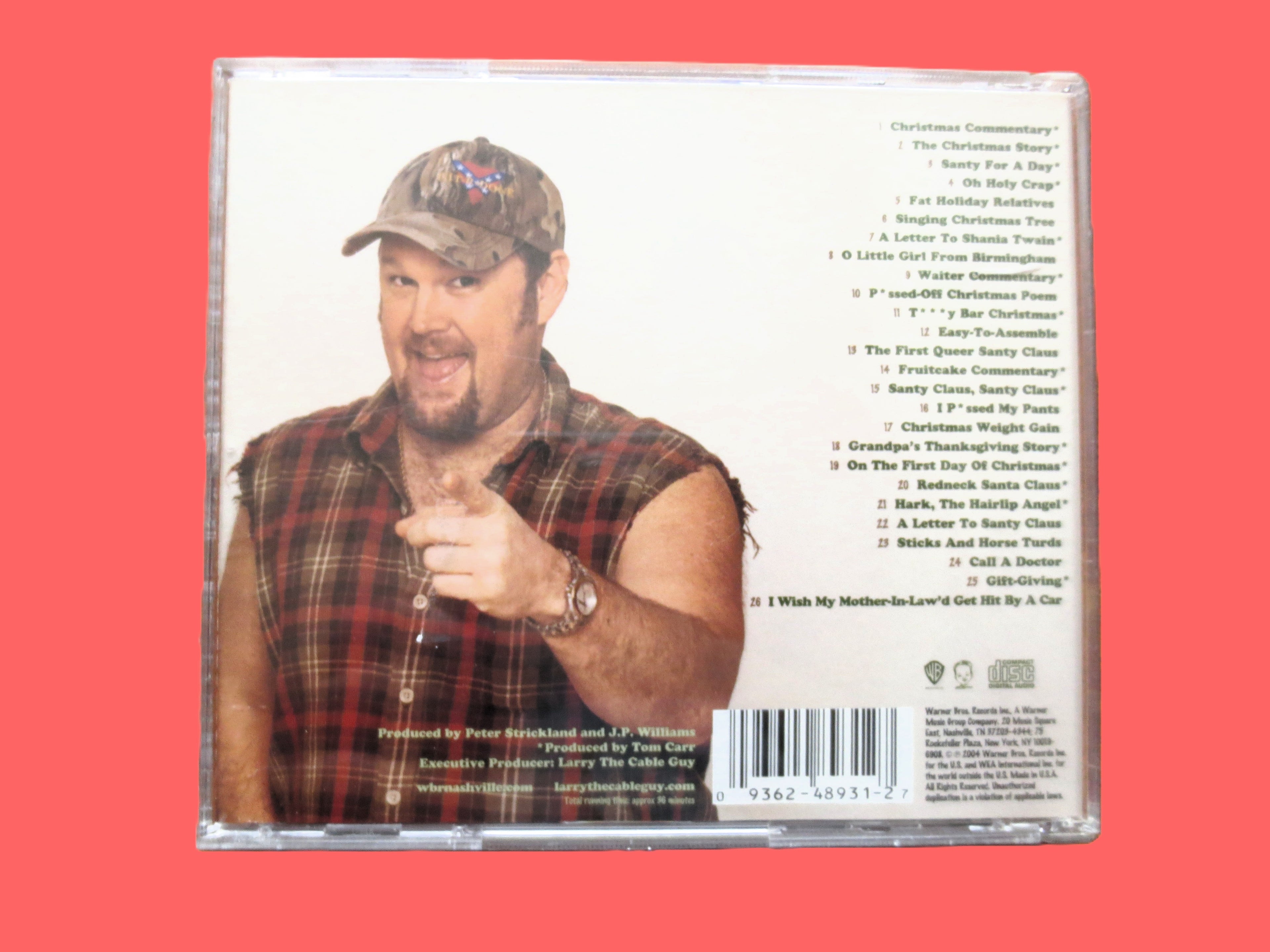 LARRY CABLE GUY, Christmas Cd, 2004 Recording, Vintage Cd, Novelty Disc