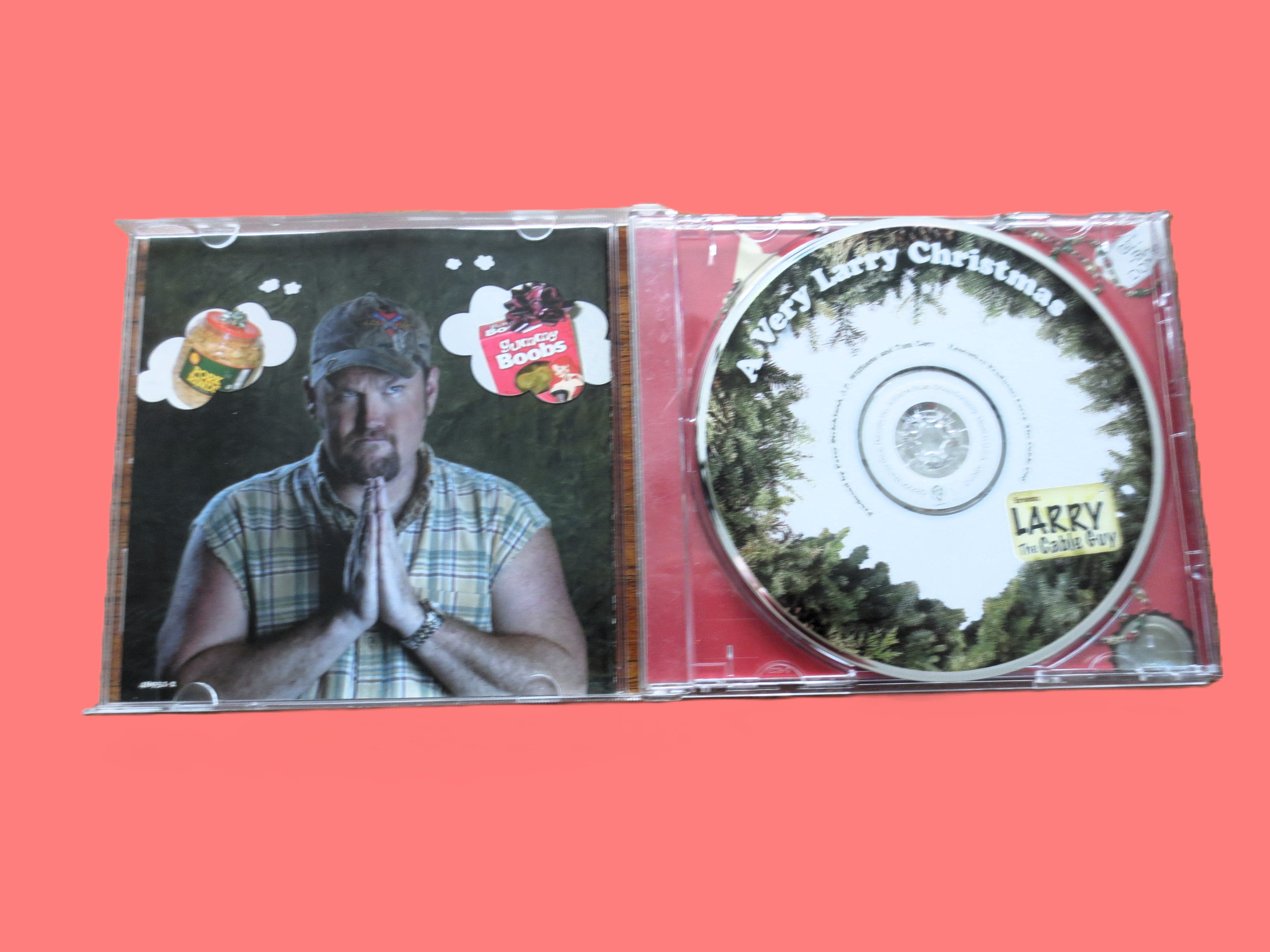 LARRY CABLE GUY, Christmas Cd, 2004 Recording, Vintage Cd, Novelty Disc