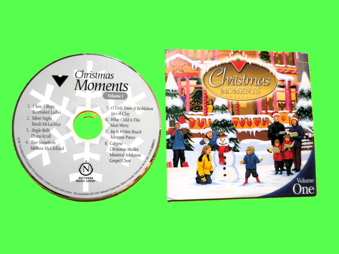 CANADIAN TIRE, CHRISTMAS Cd, Promo Compact Disc, Christmas Music