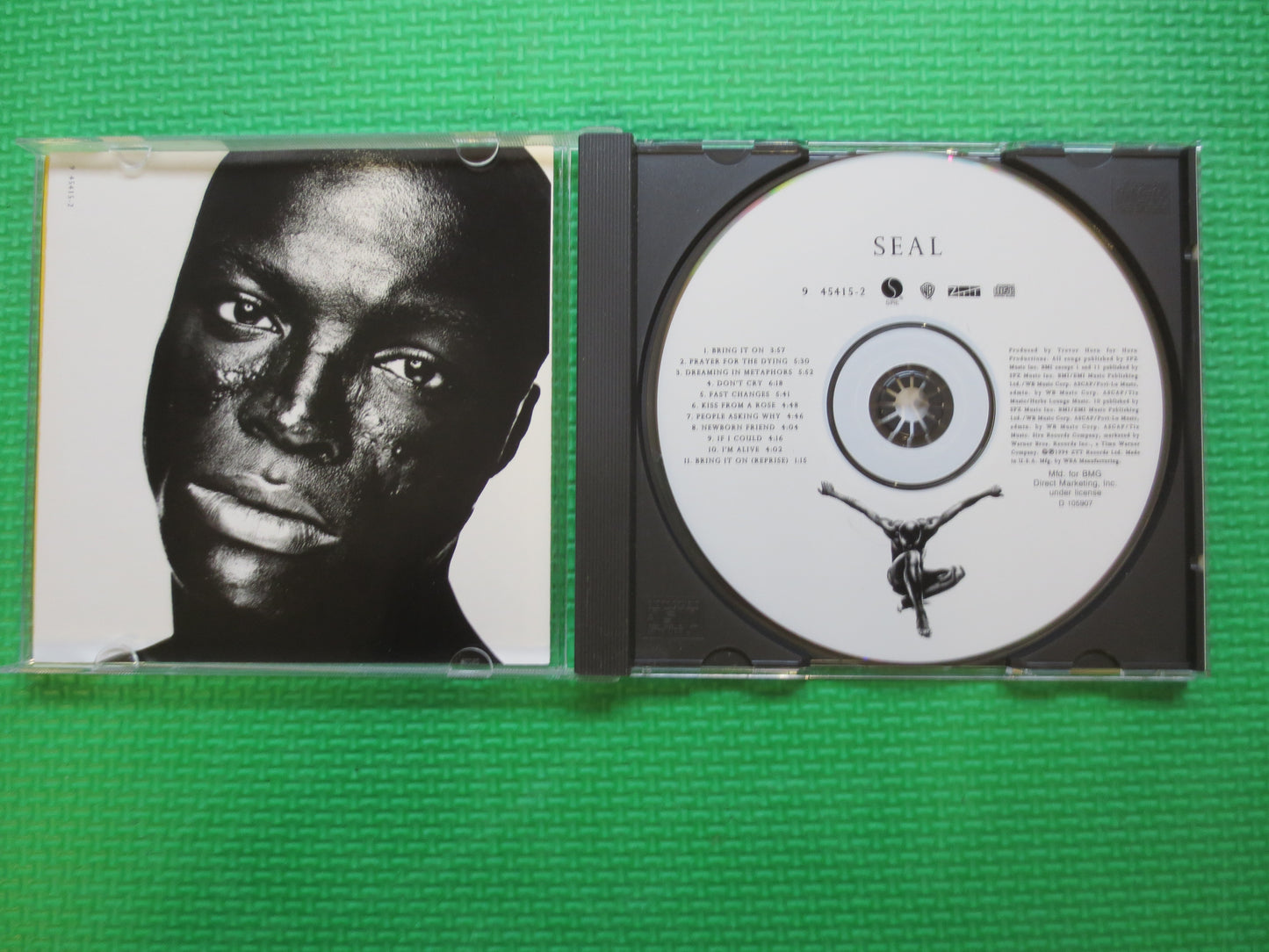 SEAL, Debut Cd, SEAL Cd, SEAL Lp, Dance Music Cd, Music Cd, Pop Music Cd, Seal Album, Soul Music Cd, 1994 Compact Disc