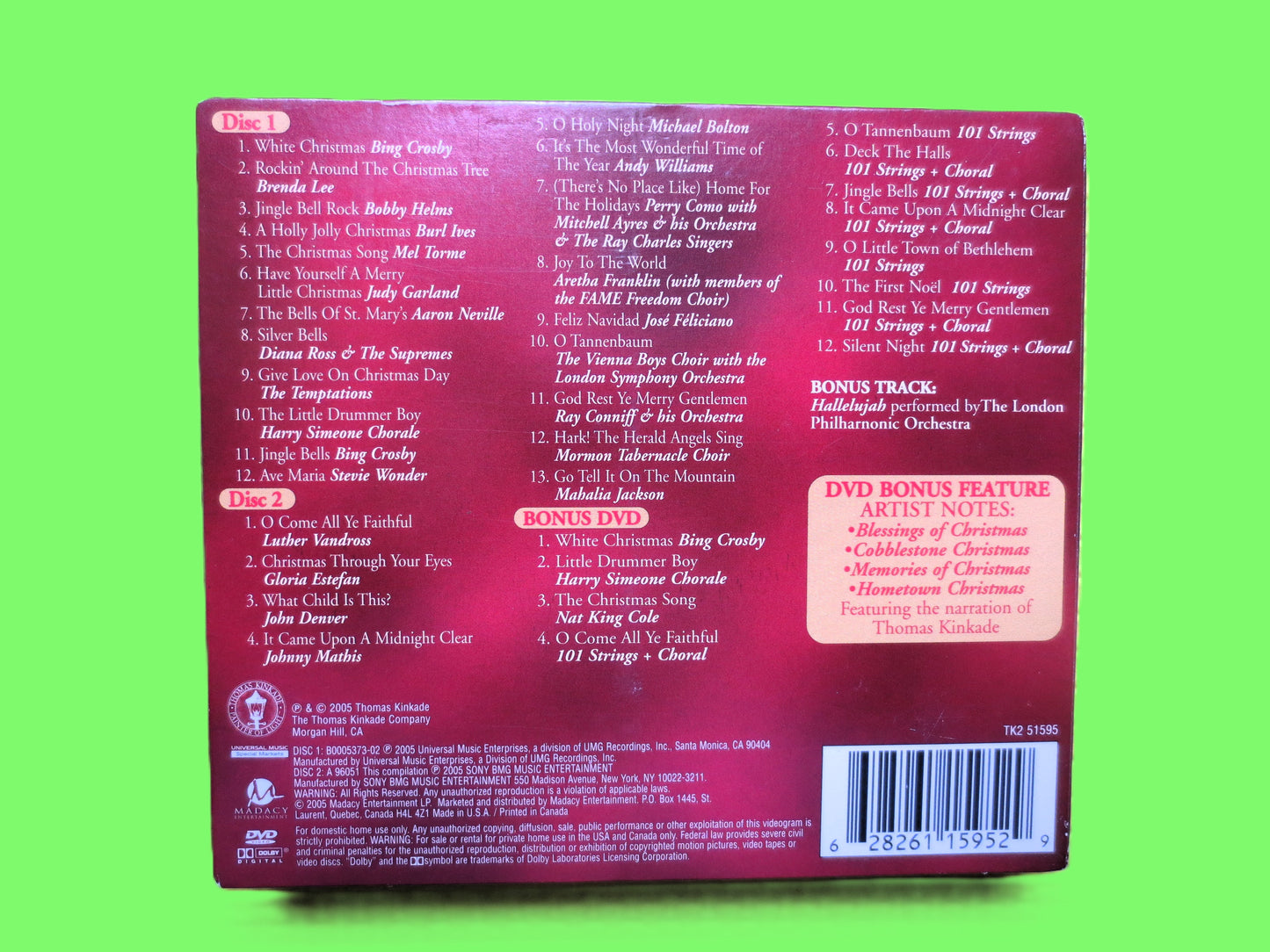 NIGHT Before CHRISTMAS, 2 Cd Boxed Set, CHRISTMAS Music, Yuletide Songs, 2005 Cd