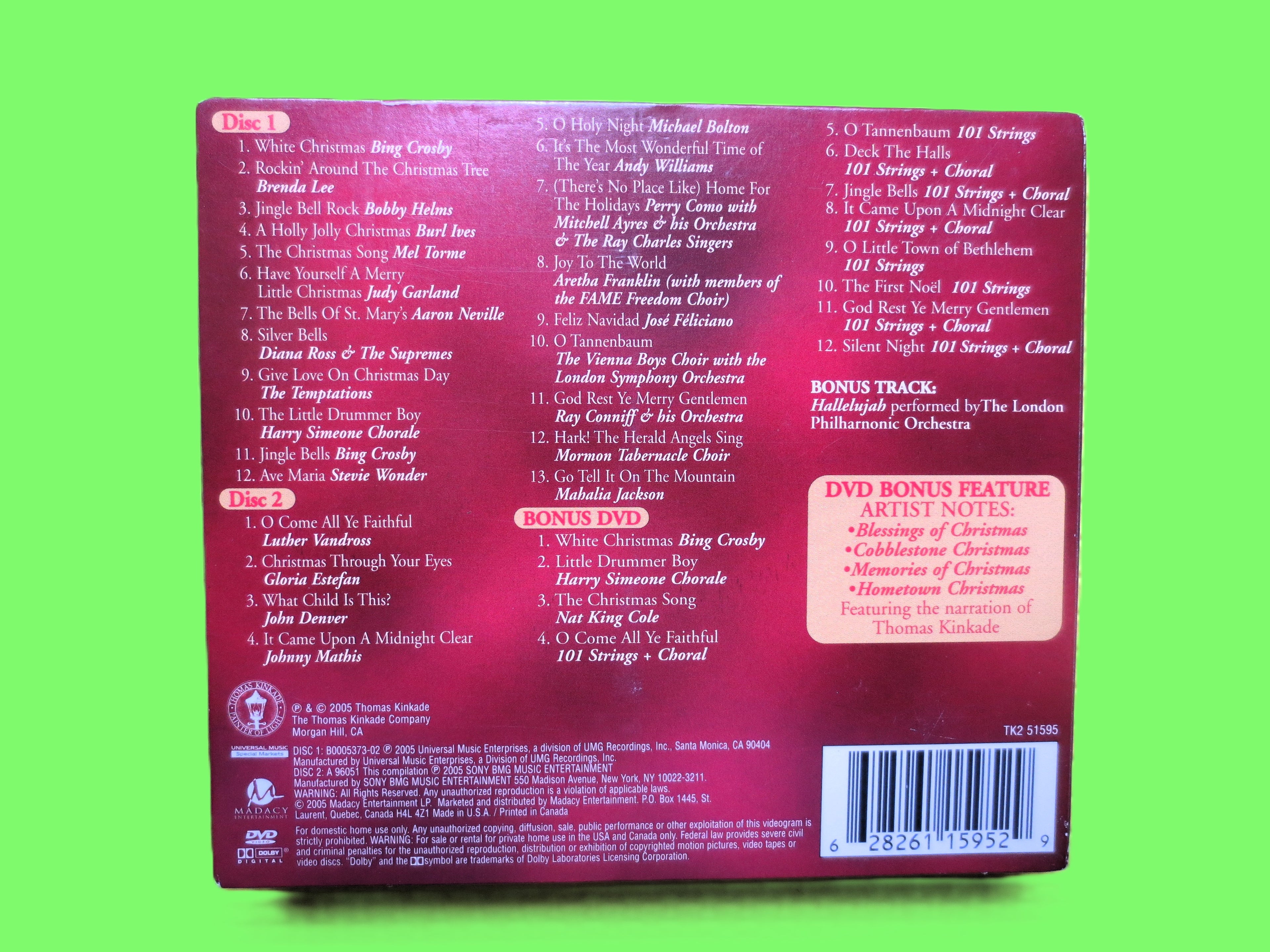 NIGHT Before CHRISTMAS, 2 Cd Boxed Set, CHRISTMAS Music, Yuletide Songs, 2005 Cd