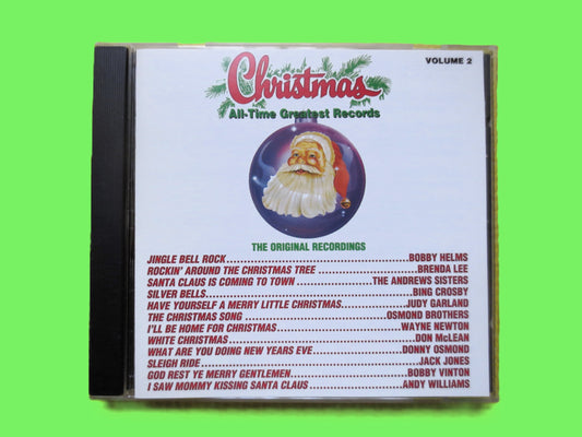 CHRISTMAS All-Time GREATEST RECORDS, Volume 2, Christmas Album - 1991 Vintage Cd