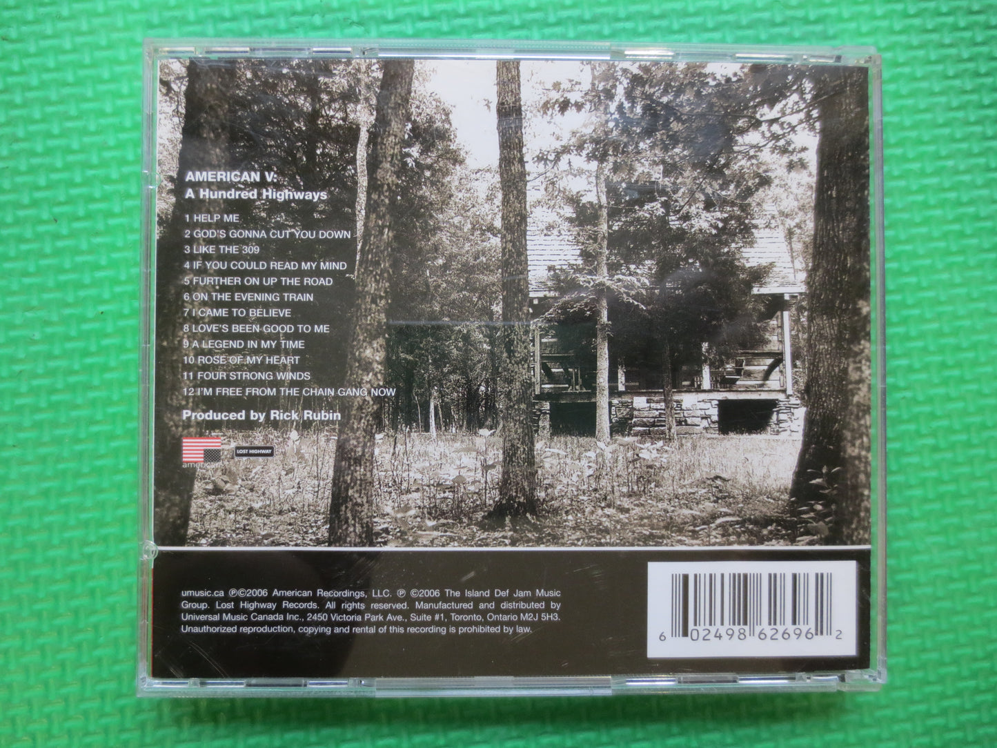 JOHNNY CASH, AMERICAN V, Johnny Cash Cd, Johnny Cash Album, Johnny Cash Songs, Country Cd, Classic Country, Compact Disc