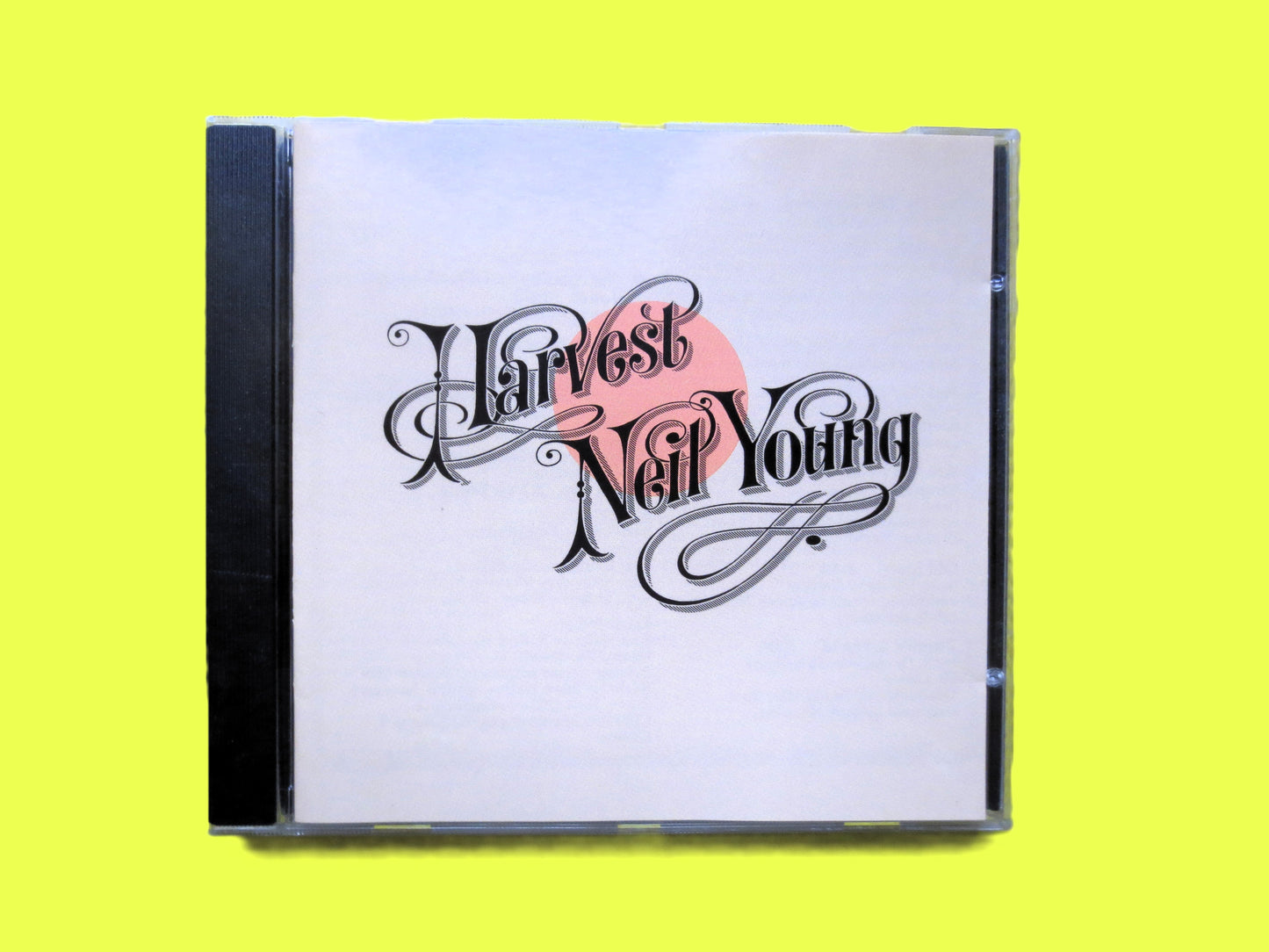 NEIL YOUNG, HARVEST, 1990 Compact Disc, Classic Rock Album, Vintage Cd