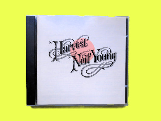 NEIL YOUNG, HARVEST, 1990 Compact Disc, Classic Rock Album, Vintage Cd