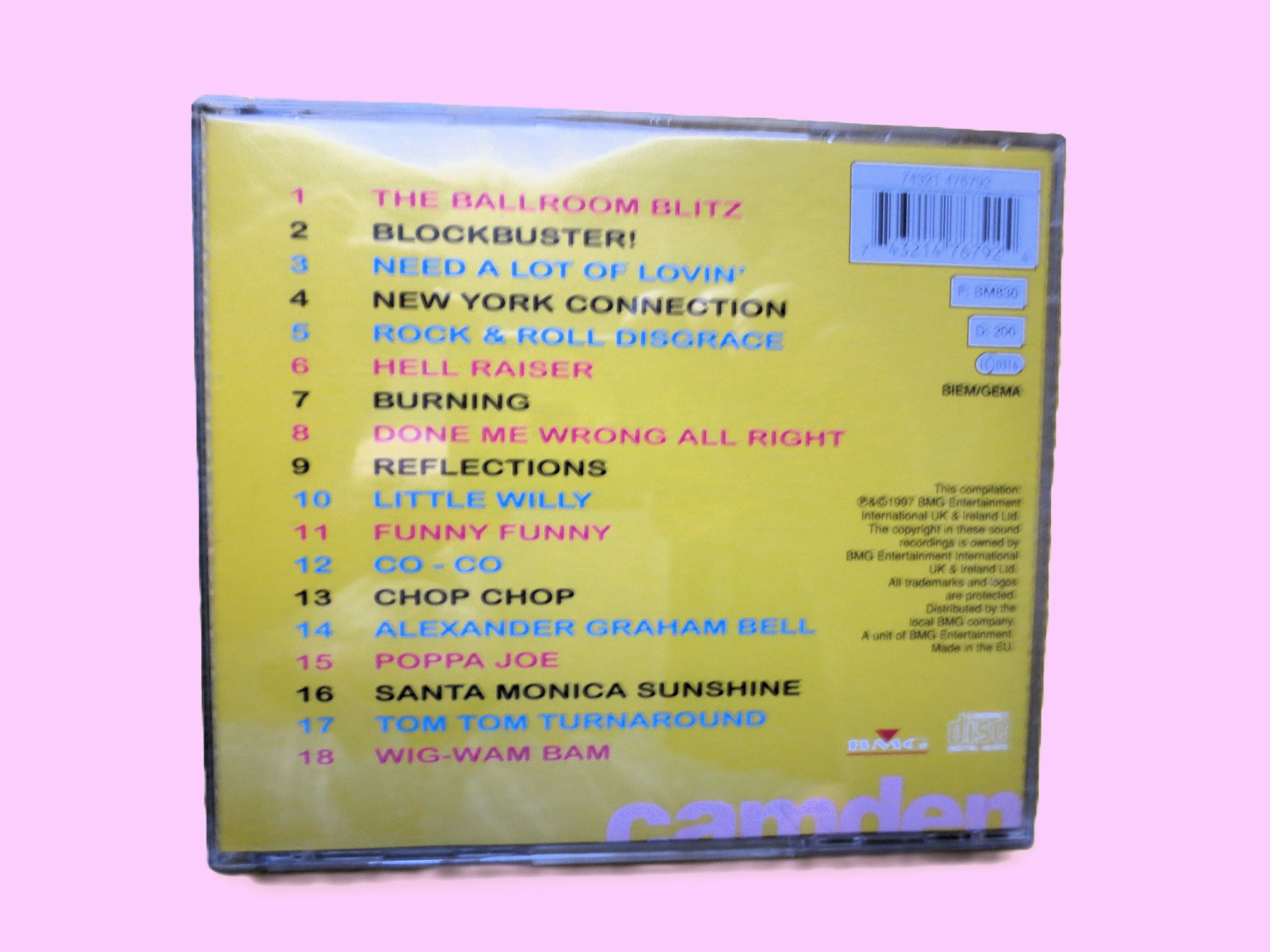 The SWEEET, HITS Album, ROCK Music, 1997 Compact Disc, Vintage Cd