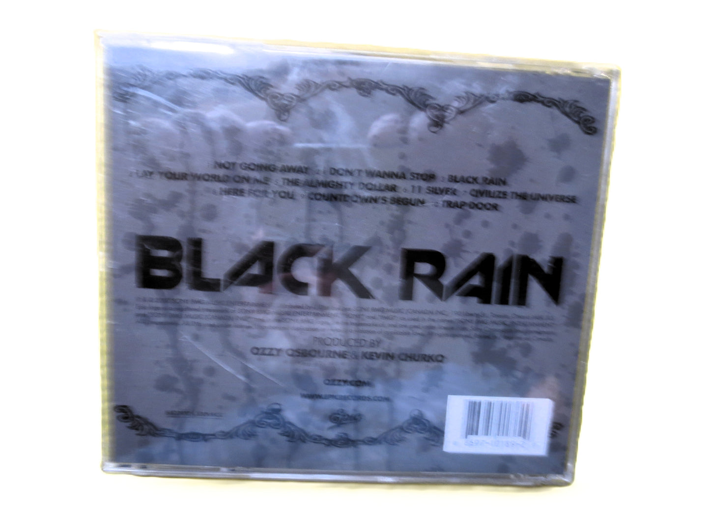 OZZY OSBOURNE, BLACK Rain, Heavy Metal, 2007 Compact Disc, Vintage Cd