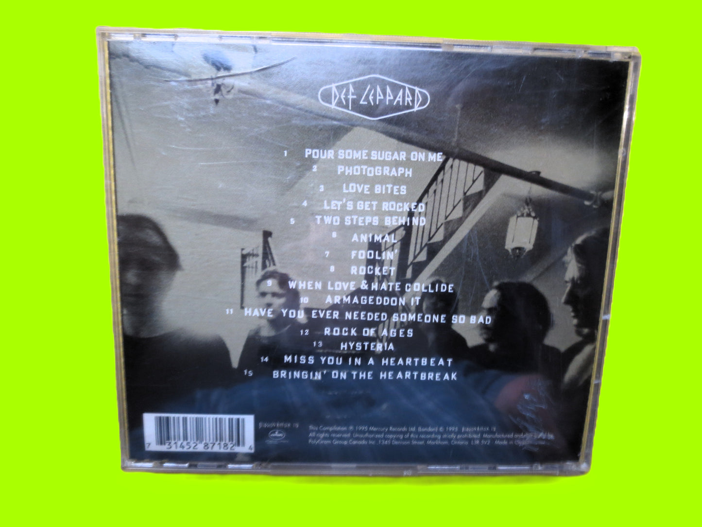 DEF LEPPARD, GREATEST Hits, 1995 Compact Discs, Vintage Cd