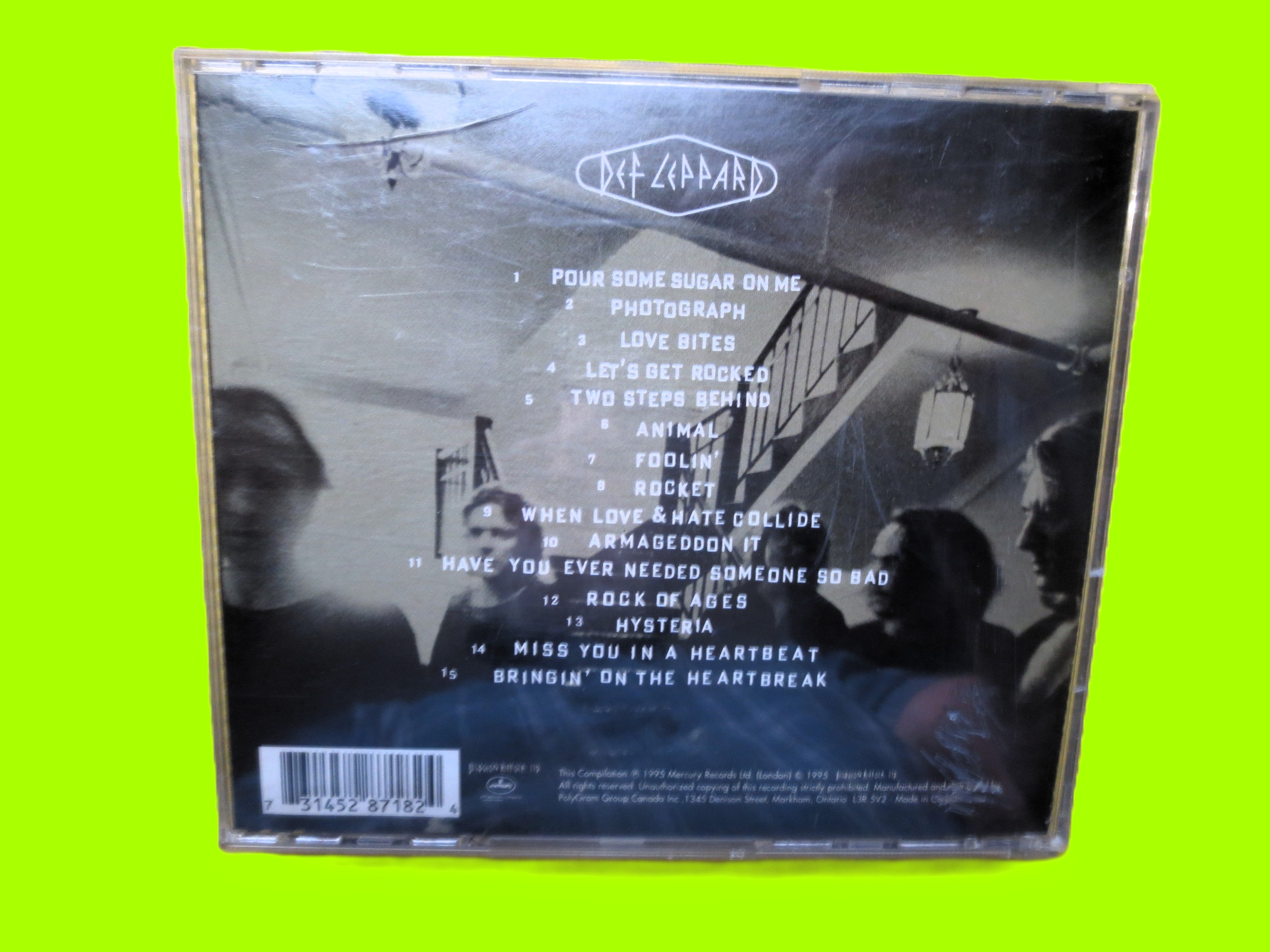 DEF LEPPARD, GREATEST Hits, 1995 Compact Discs, Vintage Cd