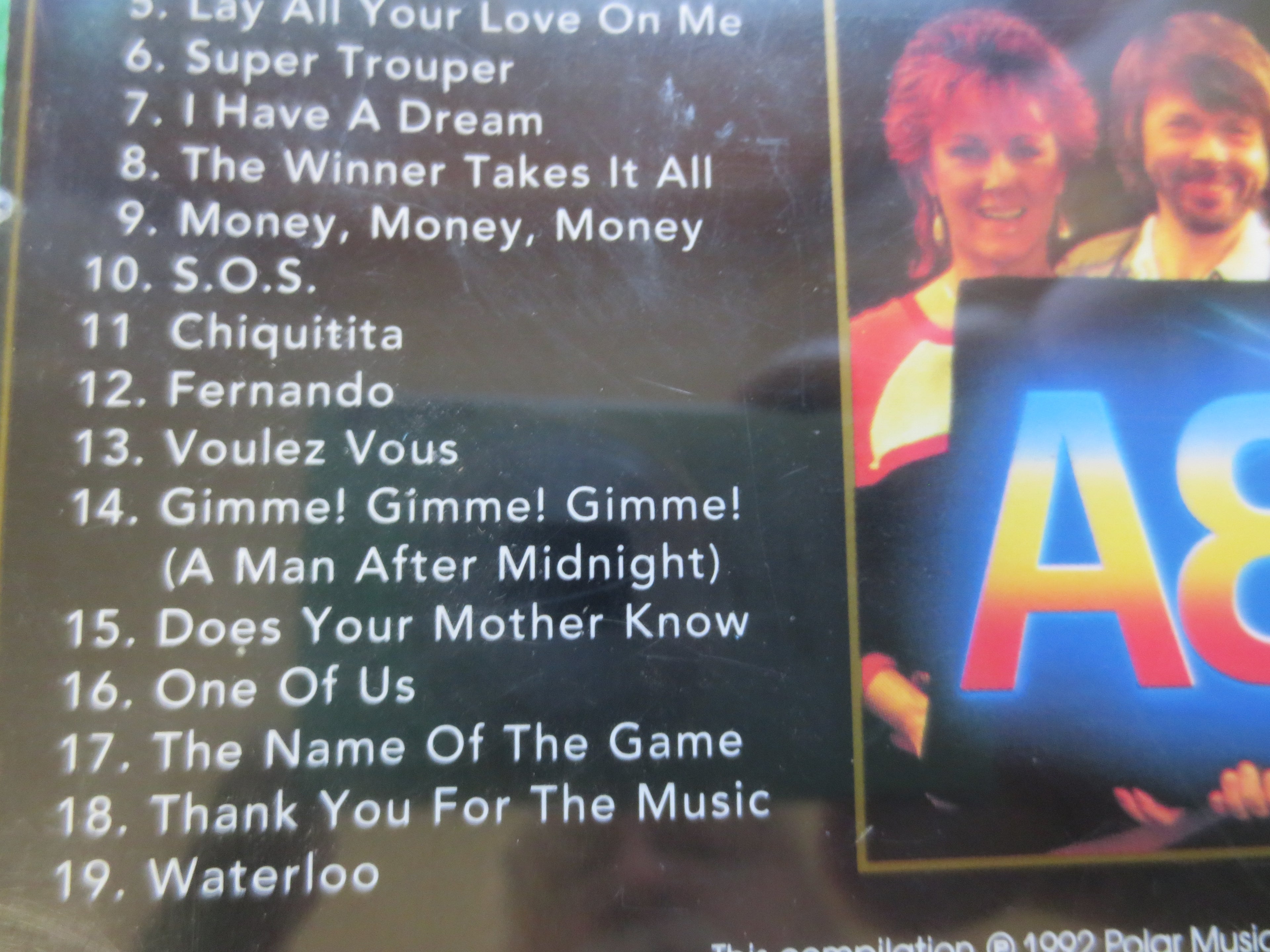 ABBA – Greatest Hits (1992) CD