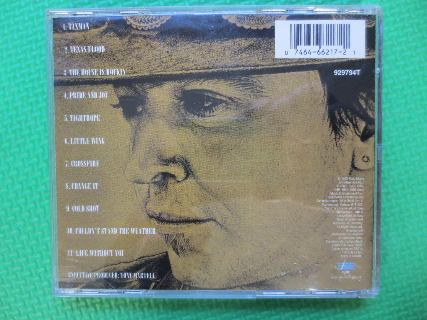 STEVIE RAY VAUGHN, Greatest Hits, Rock Cds, Music Cd, Stevie Ray Vaughn Cd, Classic Rock Cds, Guitar Cds, Cd, 1995 Compact Discs