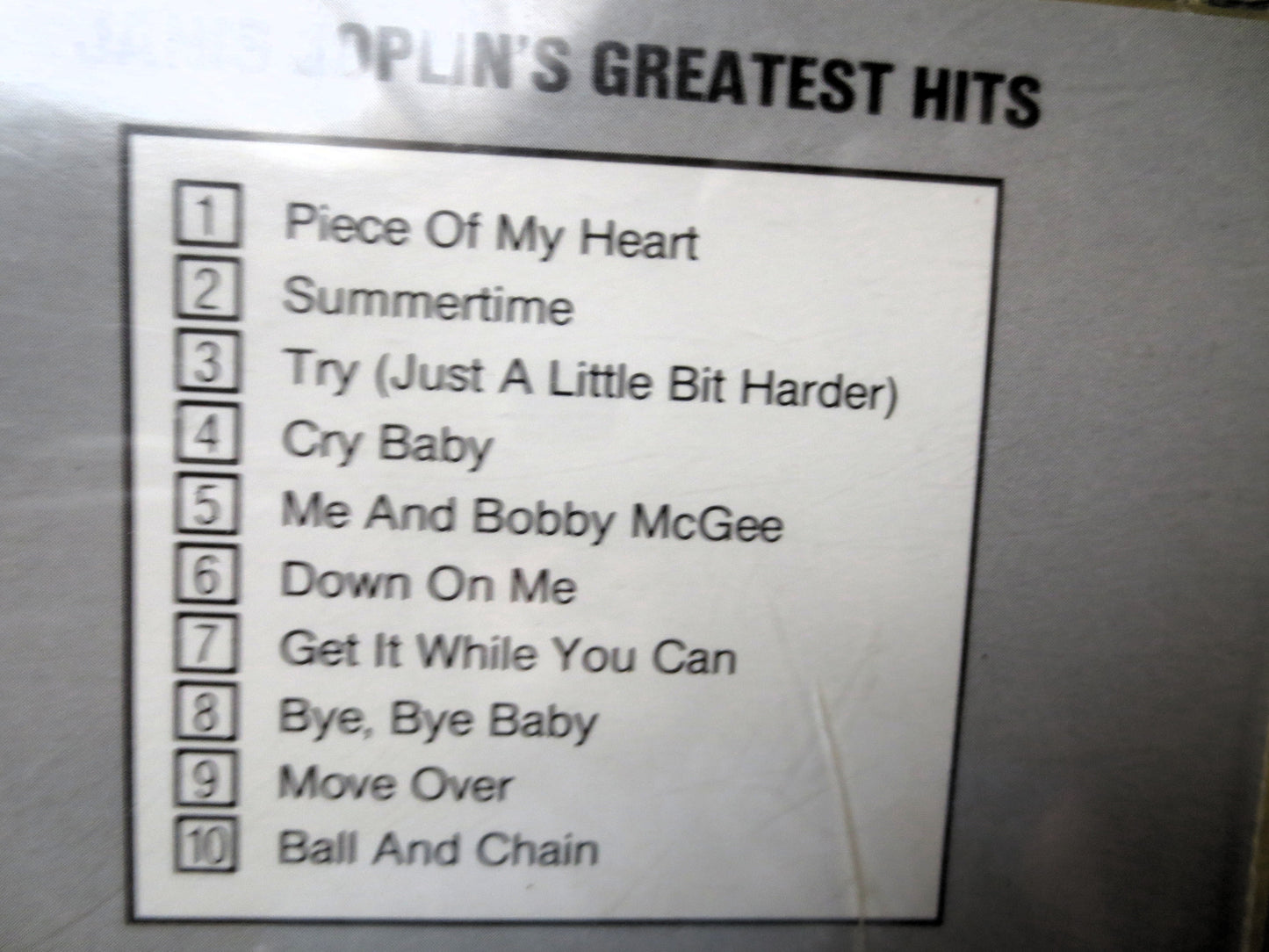 JANIS JOPLIN, GREATEST Hits, Rock, Compact Disc