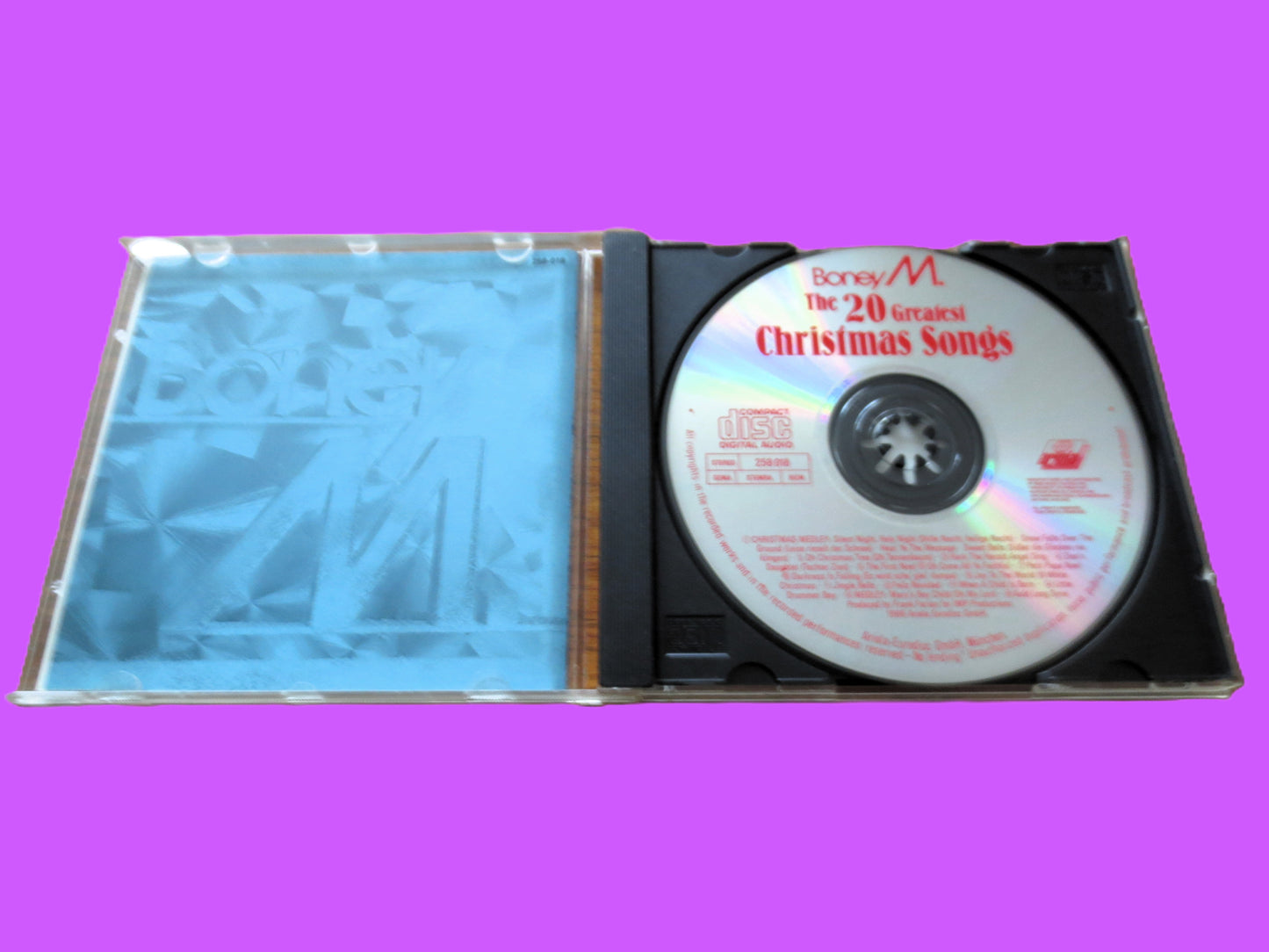 BONEY M, 20 Greatest CHRISTMAS Songs Cd - 1986 Vintage Album