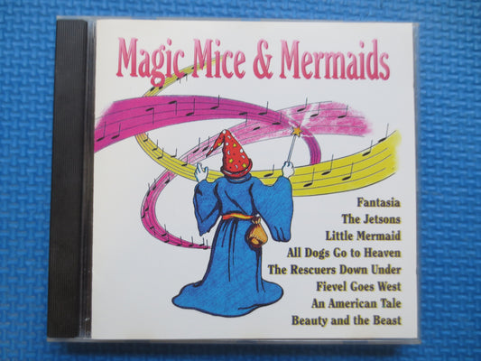 MAGIC MICE and MERMAIDS, Childrens Cd, Kids Cd, Childrens Music, Childrens Song Cd, Kids Music, Kids Song, 1993 Compact Disc