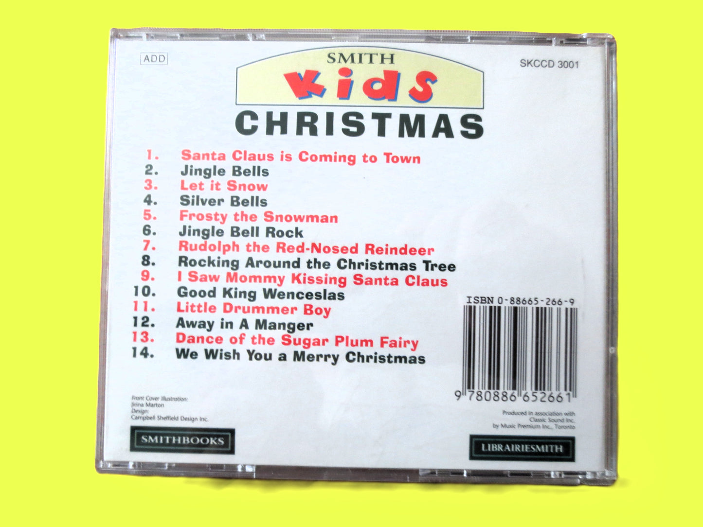 SMITH KIDS CHRISTMAS, Santa Claus, 1985 Compact Disc, Christmas Music