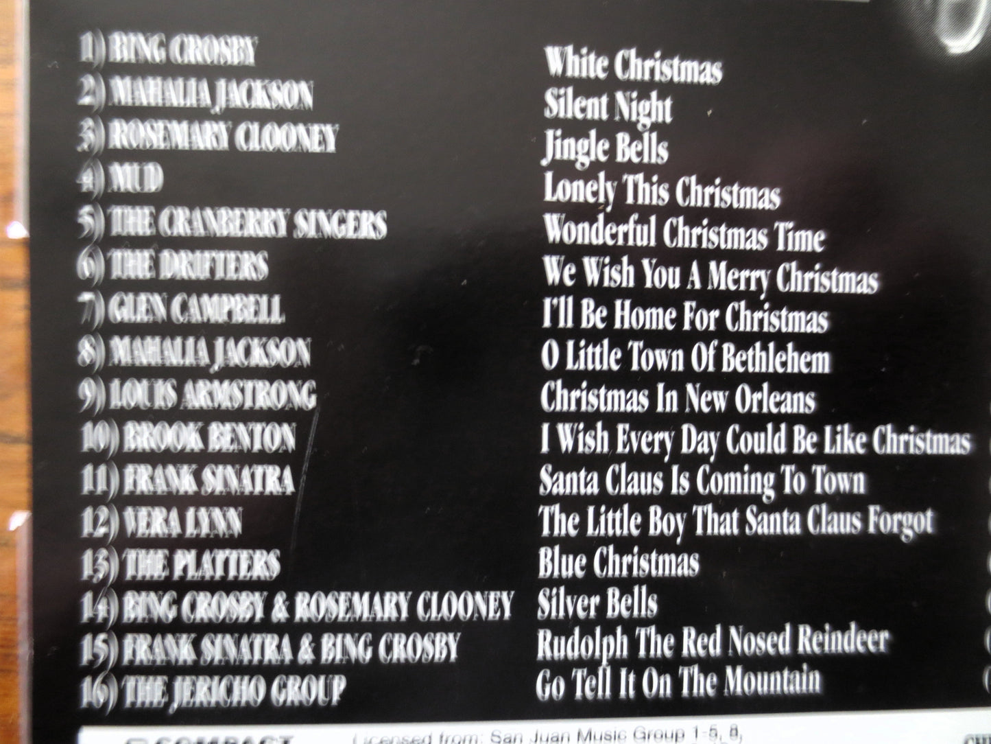 CHRISTMAS Cd, Frank SINATRA & Bing CROSBY, 1995 Compact Disc, Christmas Gold